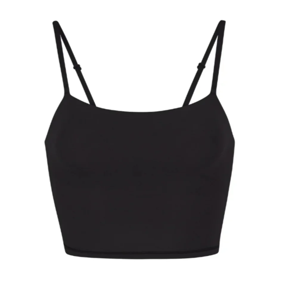 Skims Fits Everybody Cropped Cami NWT Sz L in Onyx - Picture 1 of 5